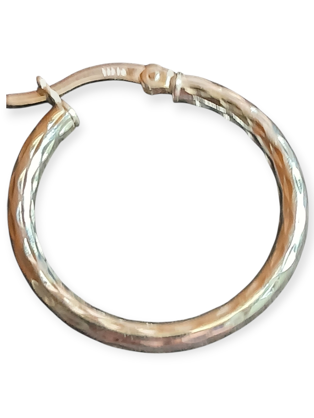 Classic Twisted Hoop Earrings - 925 Solid Sterling Silver